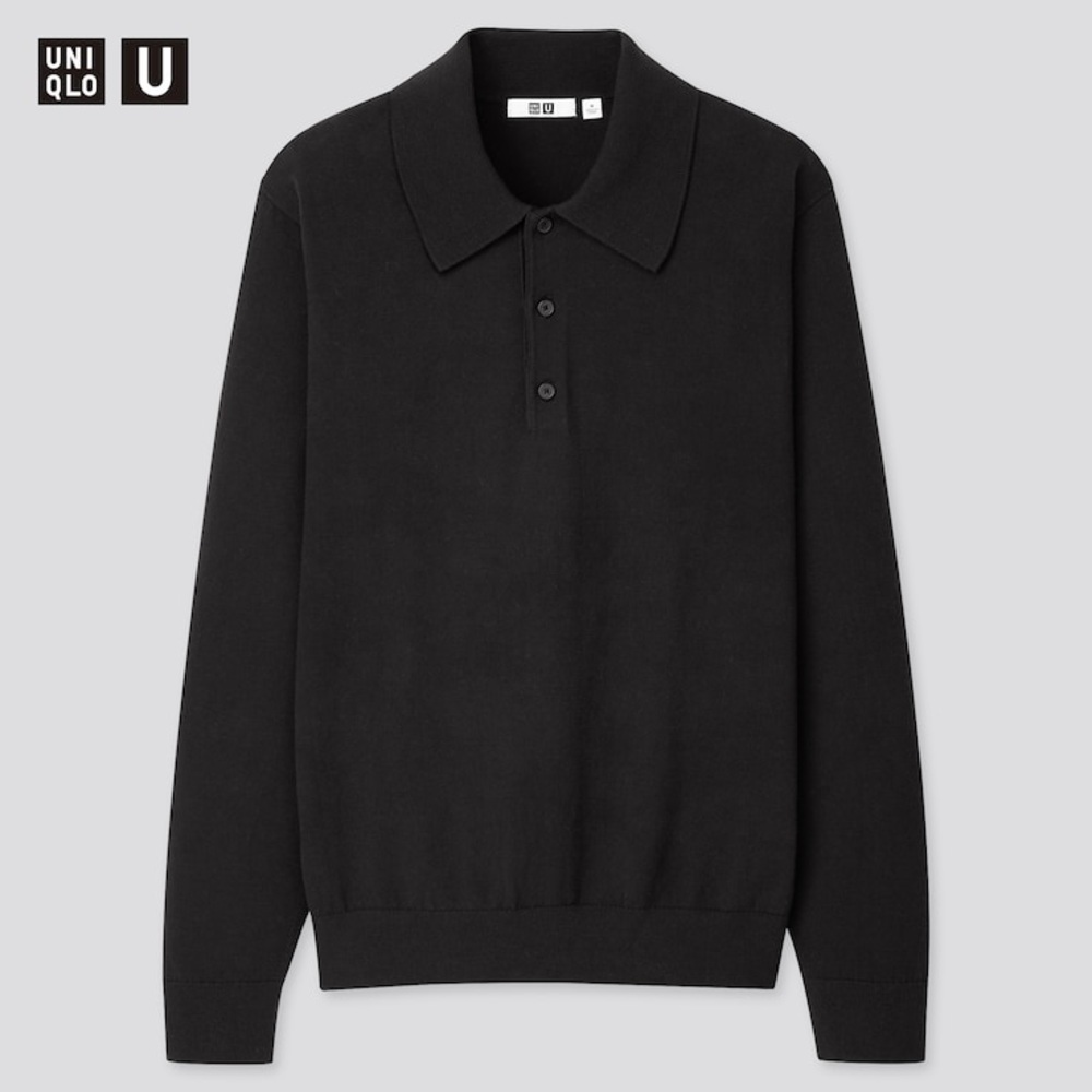 Uniqlo U Men’s sweater size XS women’s size S Merino-Blend Long-sleeve